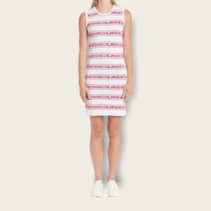 Love Moschino NWT Abito Logo Stripe Sleeveless Dress size 6